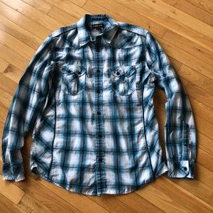 Helix button down large